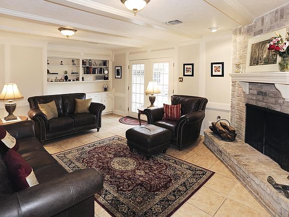 Enjoy time by the fire in this Family Living area off the kitchen