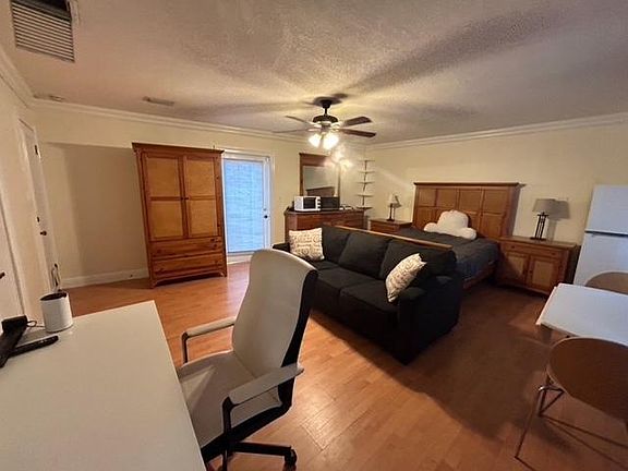 view from bathroom showing entrance door by pool