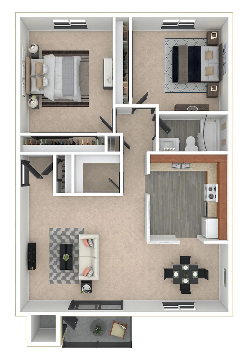 Floor plan Aztec