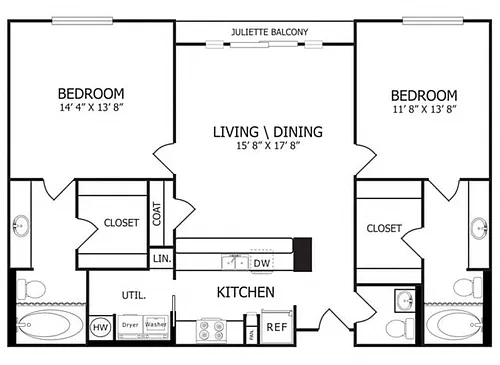 Floor plan The Springsteen