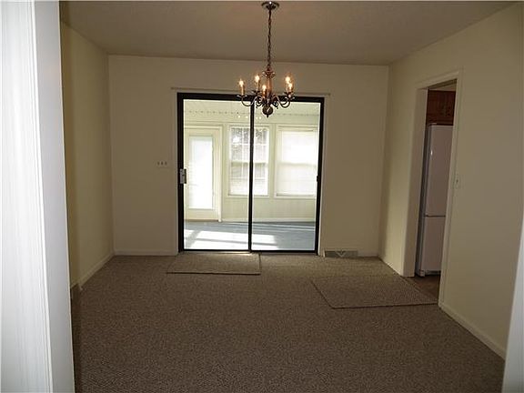 Spacious dining room