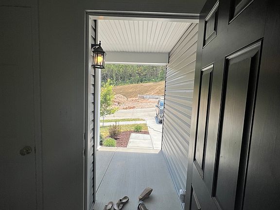 View out the front door