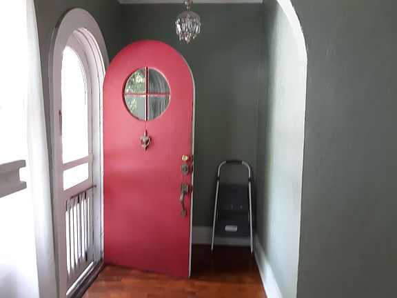 front entrance to living room