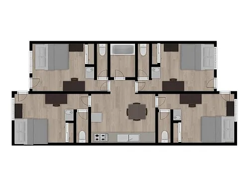 Floor plan Aldergate 4 Bedroom