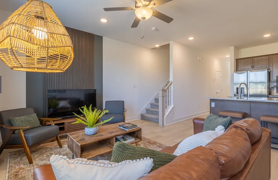 Example photo from the builders model home. The unit is still under construction. The unit is not furnished.