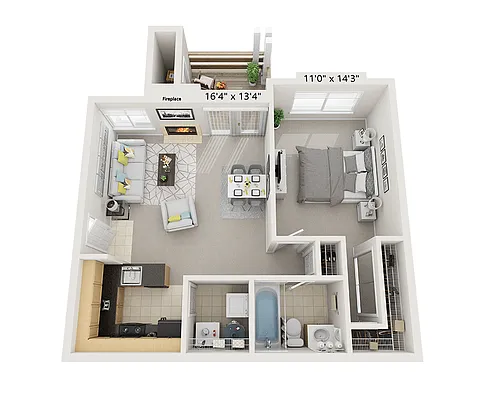 Floor plan Chesdin