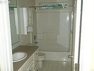 Spacious 2nd bathroom with ample counter/storage space