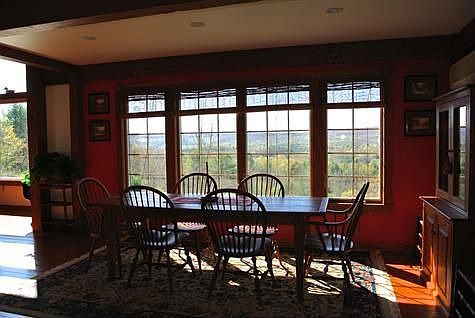 Dining room takes in the full view