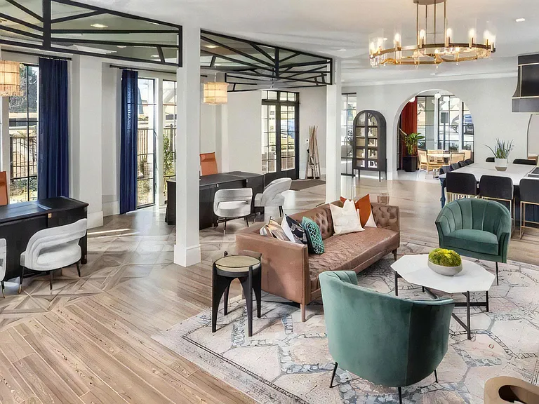 Modern Welcome Lobby with Gathering Spaces
