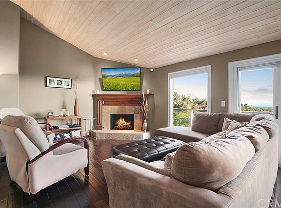 Great room/family room with forever views