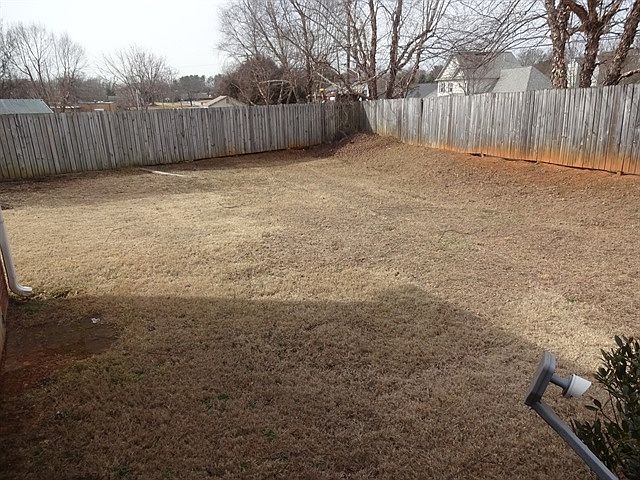 Fenced Backyard