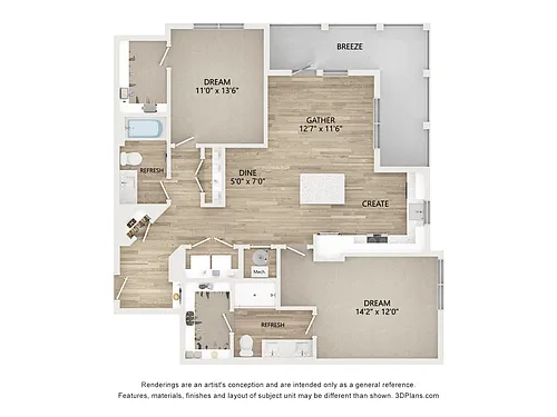 Floor plan D11V