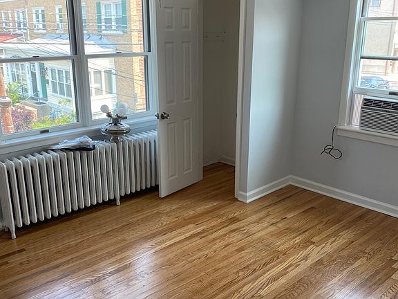 Room 5 with views of park