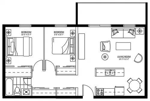 Floor plan 807