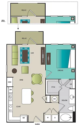 Floor plan A2A