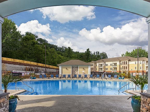 Sparkling Swimming Pool at Crabtree Lakeside in Raleigh, NC