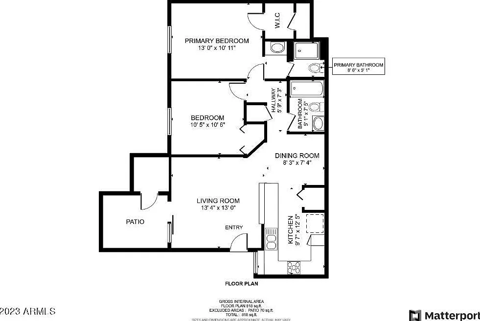 2 bed, 2.0 bath, 828 sqft, $2,500 — Photo 4
