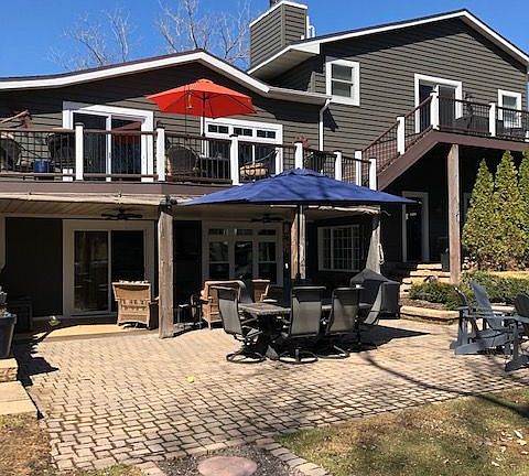 Paver patio w/fire pit
