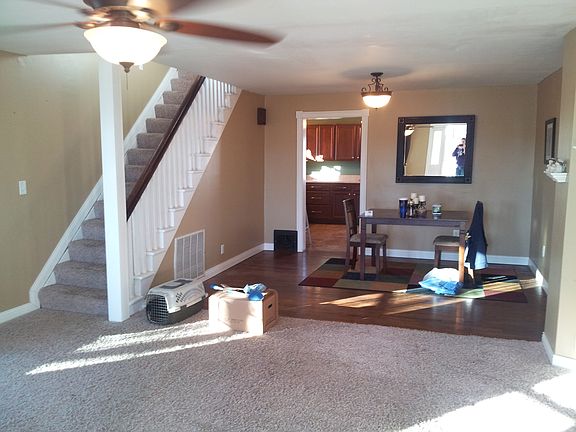 Living room & dining room