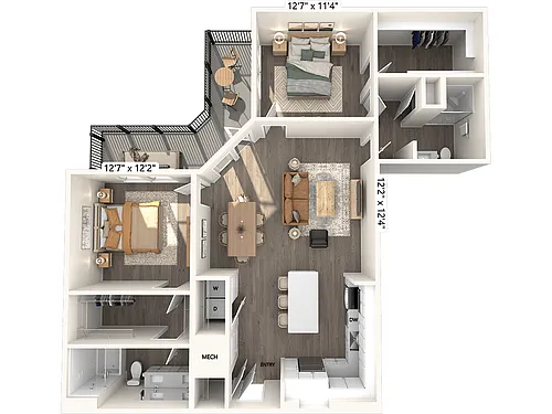 Floor plan B5-1229sf-337-637