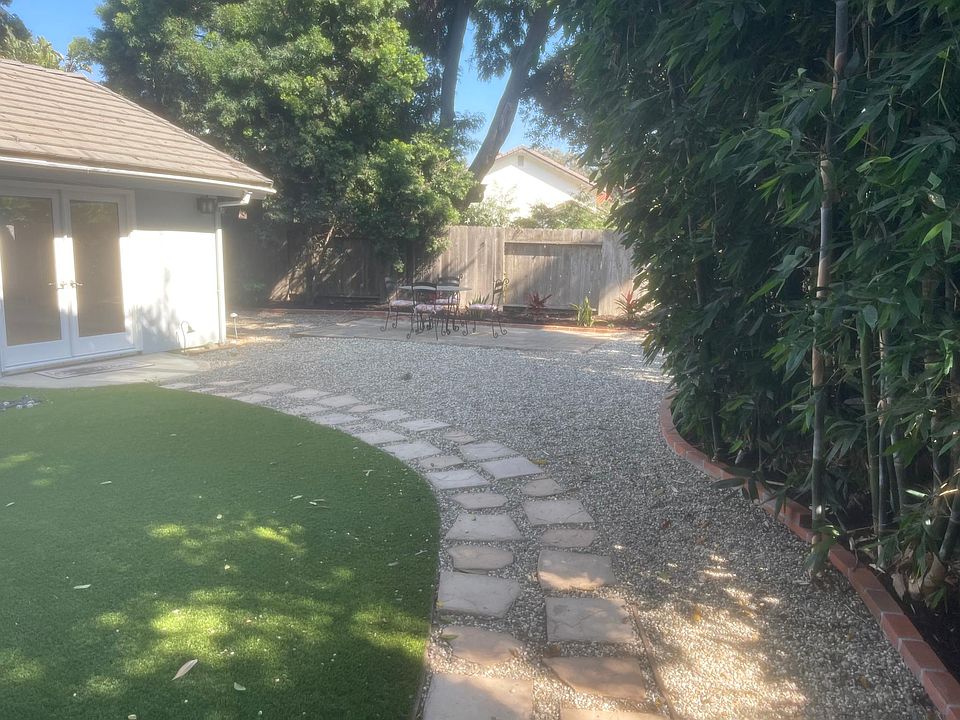 Entry to the private yard