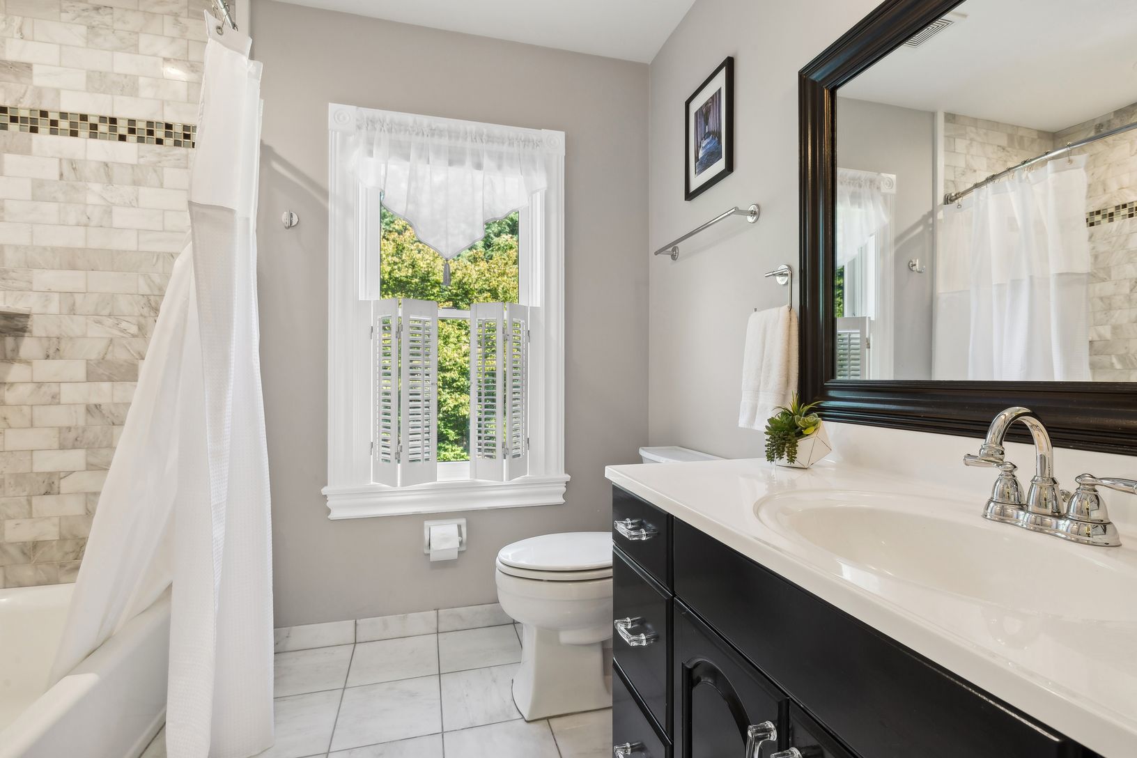  Second Floor Full Bath Located at the Top of the Stairs