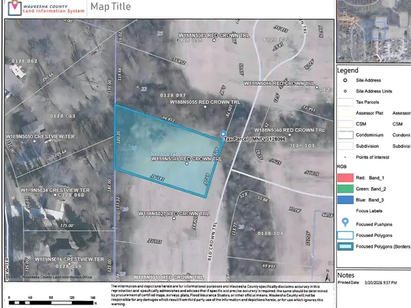 W188N5049 RED CROWN TRAIL, Menomonee Falls, WI 53051