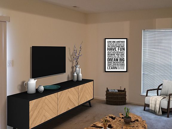 Living Room - Staged