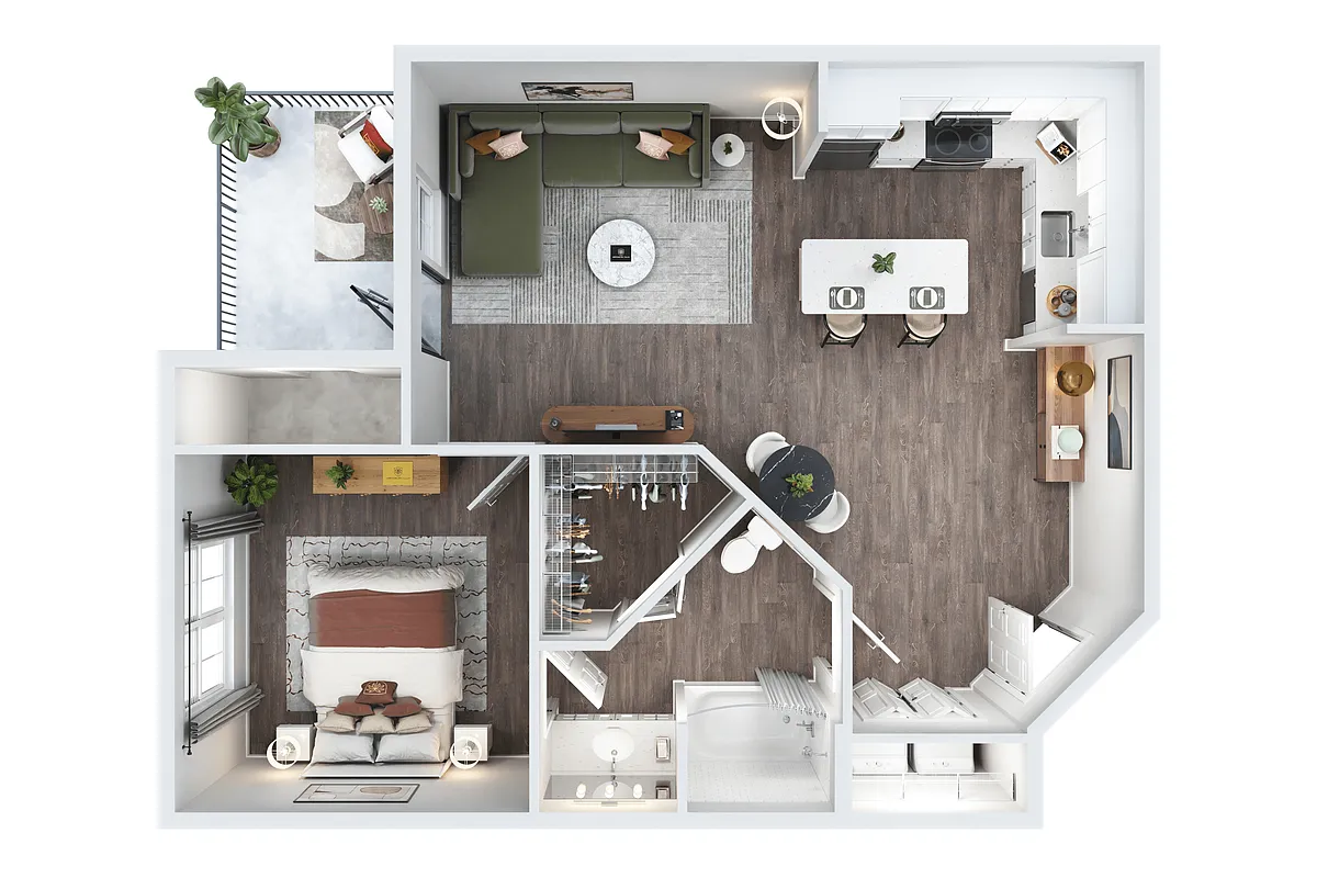 Floor plan Hampton