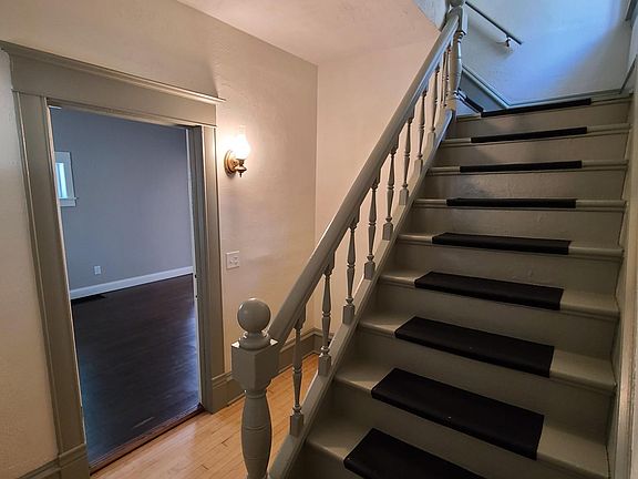 Front entryway, stairs to the upper unit.