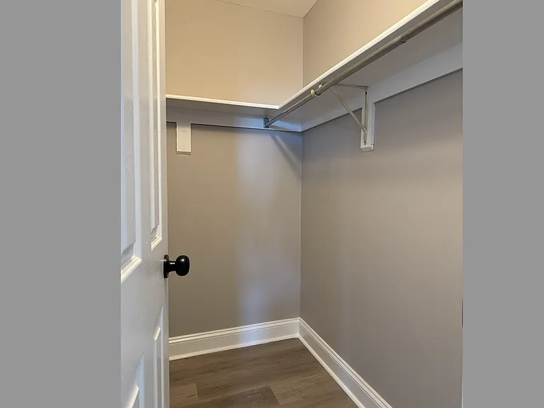 Master bedroom walk in closet