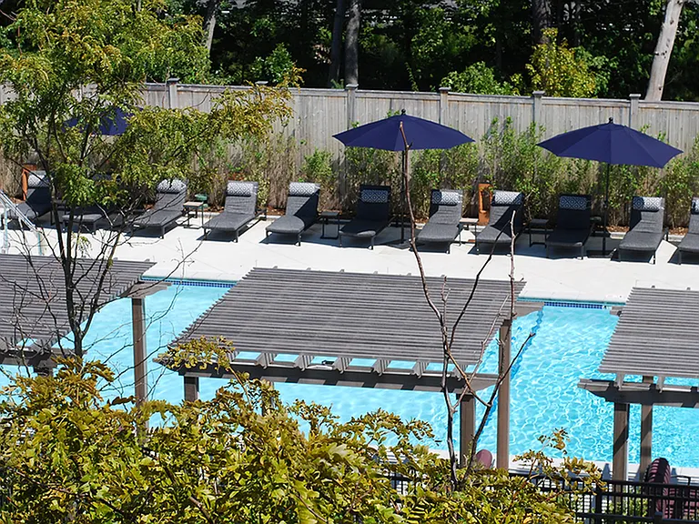 Cabanas and Pool