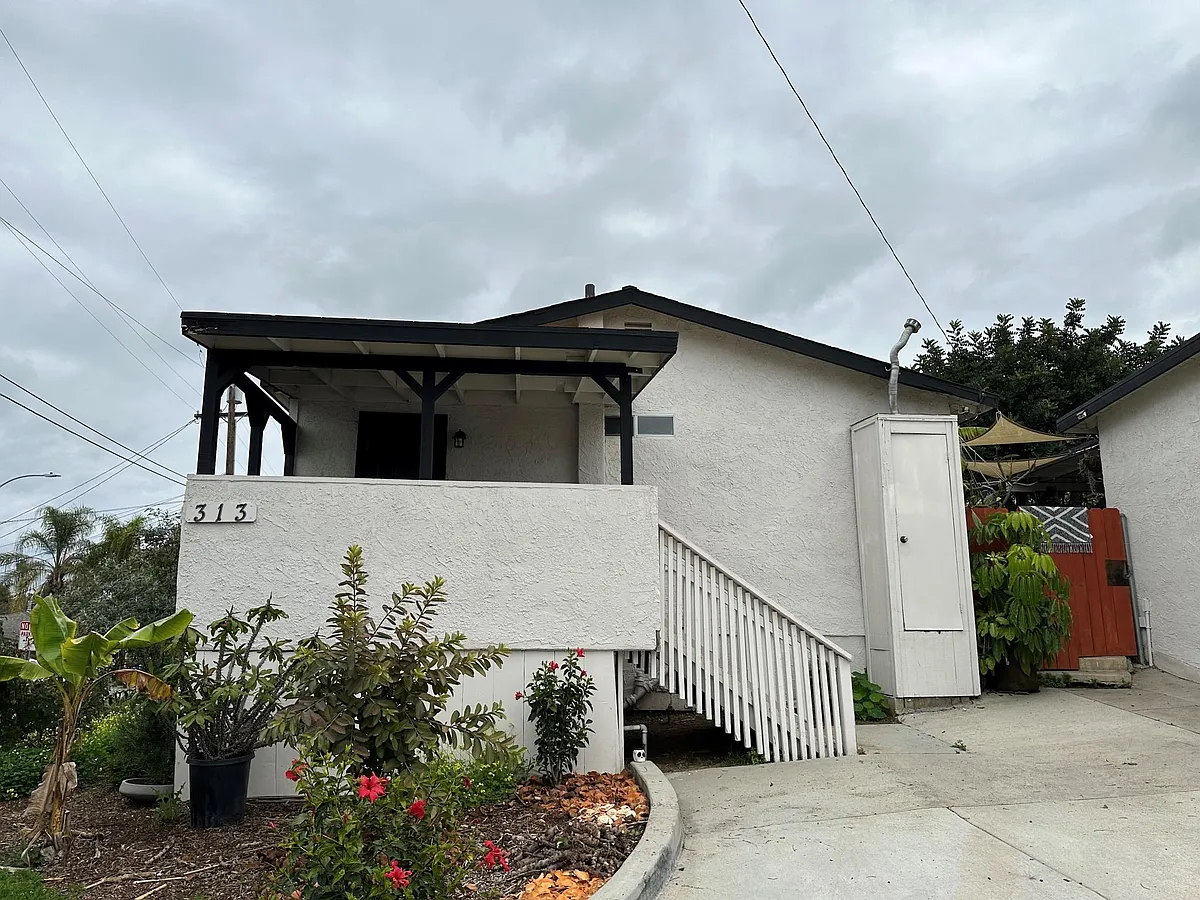 Front of the house - 313 E Orange St
