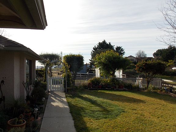 to front door/back gate