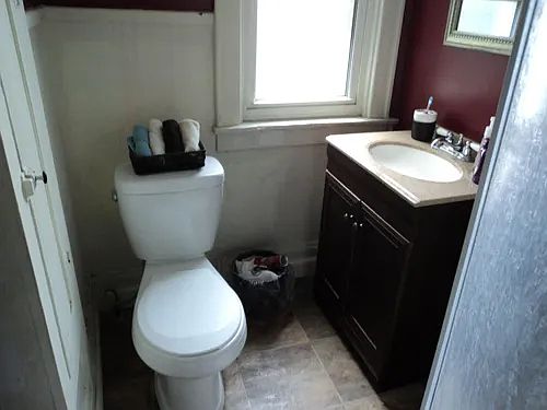 Bathroom is being remodeled