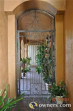 Entrance to courtyard