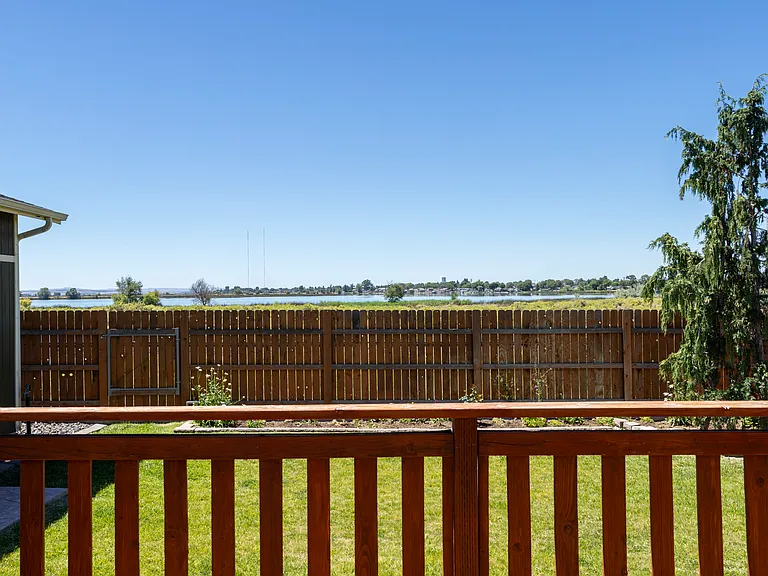 View from deck