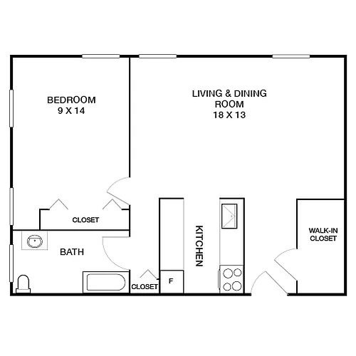 Floor plan The Hall