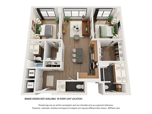 Floor plan B3
