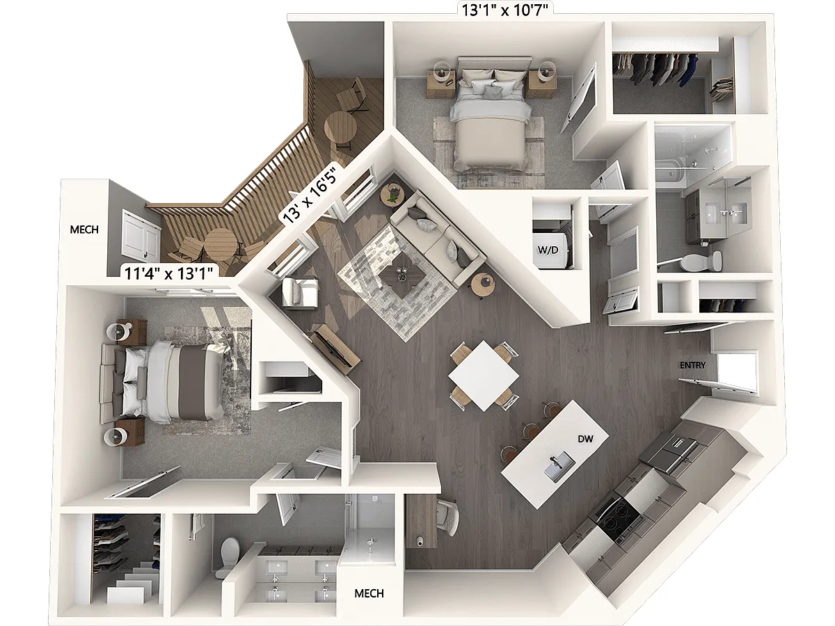 Floor plan B22