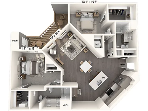 Floor plan B22