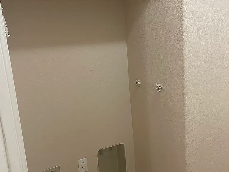 Drier hook ups in laundry room