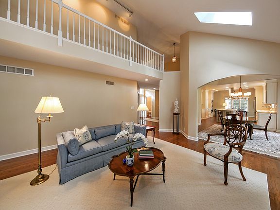 Upstairs photo gallery with custom light to highlight artwork and photos