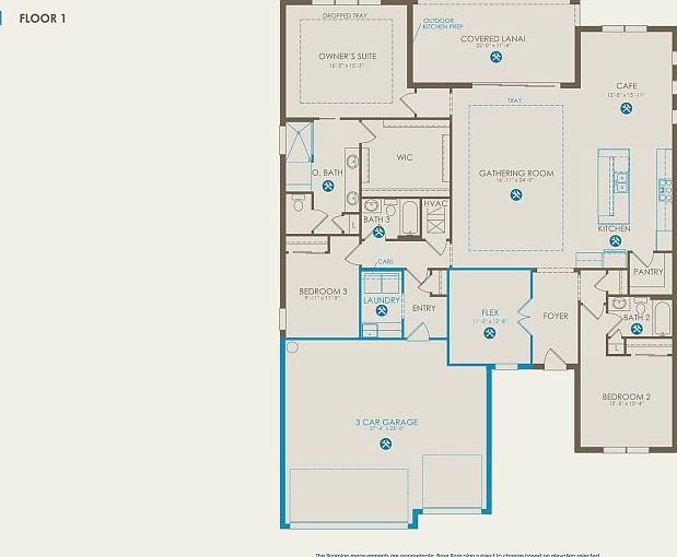Stellar Floor Plan, Quick Move-in Home, Floor 1