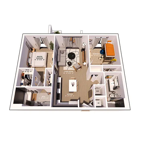 Floor plan B1