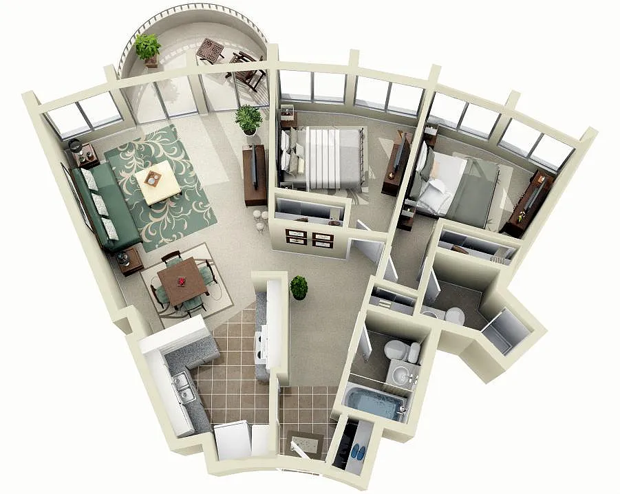 Floor plan Plan C