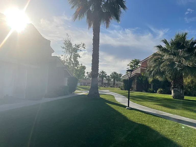 Outside