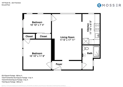 Floor plan 2 Bedroom