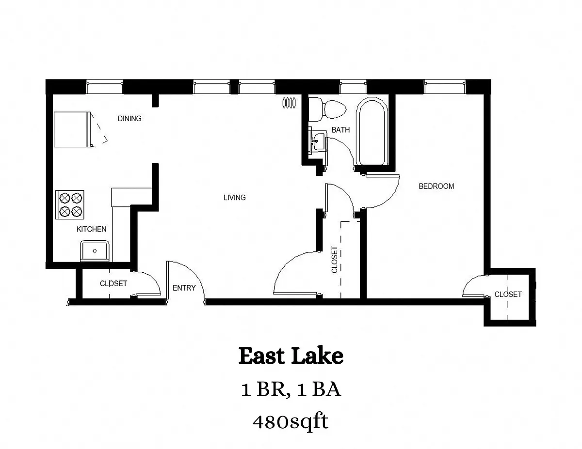 Floor plan East Lake