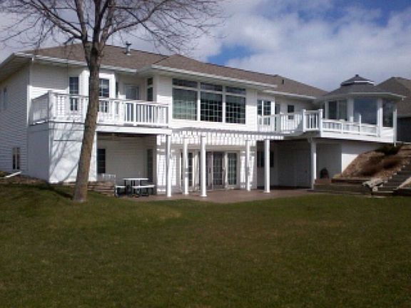 Walk out to golf course.